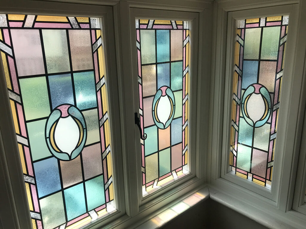 2 stunning Traditional Leaded windows