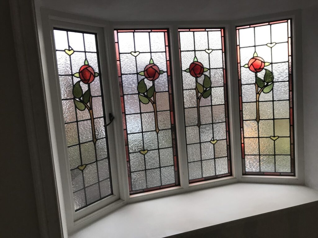 Beautiful Traditional Leaded windows downstairs
